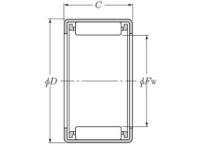 NTN HMK2025 NÅLELEJE 20X27X25