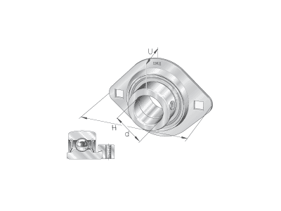 INA PCSLT20-XL FLANGE + LEJE 03.42CSLT/CST + RALE 20 NPPB