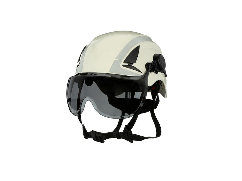 3M KORT VISIR X5-SV02-CE T/X5000 HJELM, AS/AF, GRÅ