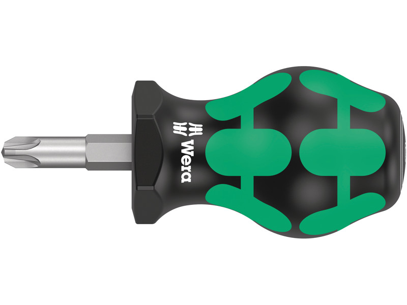 WERA 355 PZ KRYDSKÆRV STUBBY/KARBURATORSKRUETRÆKKER, PZ 3 X 25 MM