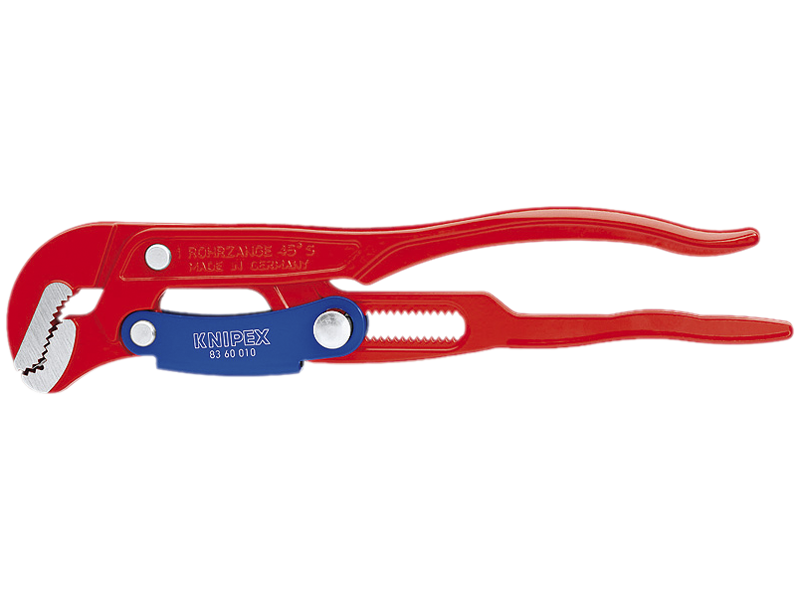 KNIPEX 83 60 010 RØRTANG S-GREB 1" HURTIG INDST. 1"