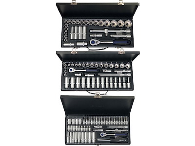 BATO TOPNØGLESÆT SAMPAK 1/4+3/8+1/2"