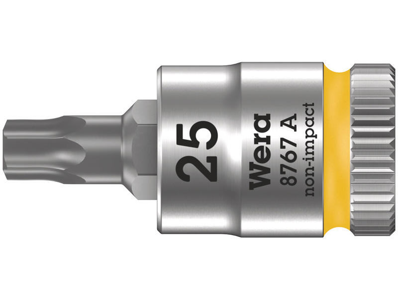 WERA TORX® ZYKLOP BIT-TOP MED 1/4"-TILSLUTNING 8767 A, TX 25 X 28 MM