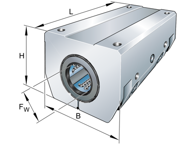 INA KTSG20-PP-AS LINEAR BALL BEARING AND HOUSING UNIT