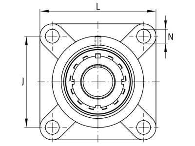 FAG UKF210-J7 FLANGE 45X..X..