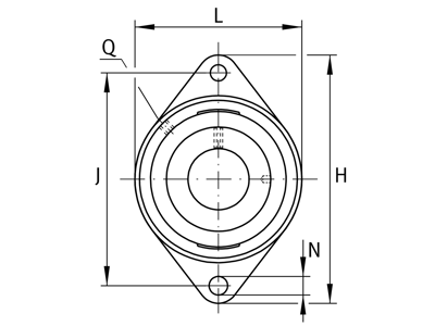 INA PCJTY17-XL FLANGE + LEJE CJT03 + GAY 17 NPPB