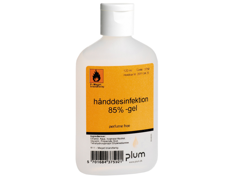 PLUM DESINFEKTION 85% 120ML NR 3959 GEL