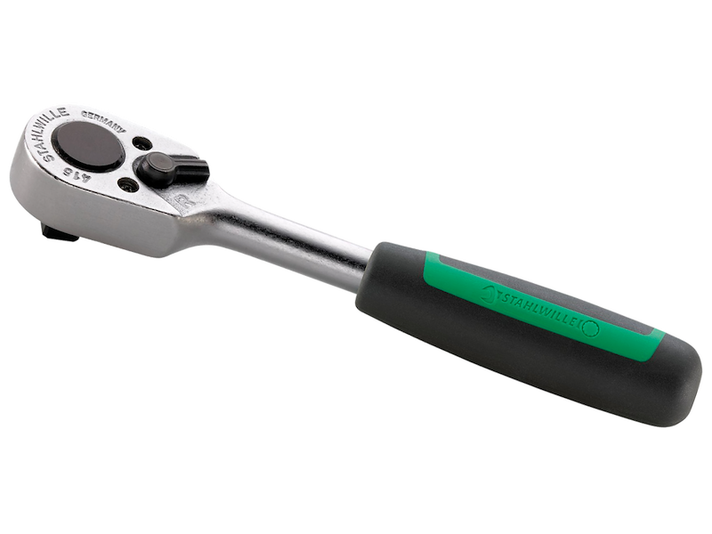 STAHLWILLE SKRALDENØGLE 1/4" M/OMSKIFTER 