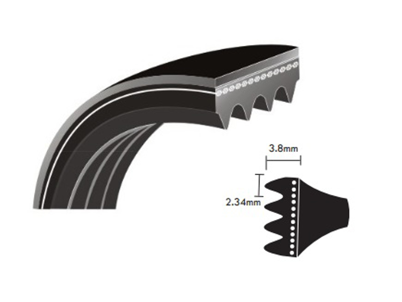 RIBBED BELT PJ 490/12