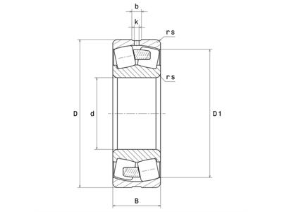 NTN 23048-EM-W33- RULLELEJE 240X360X92