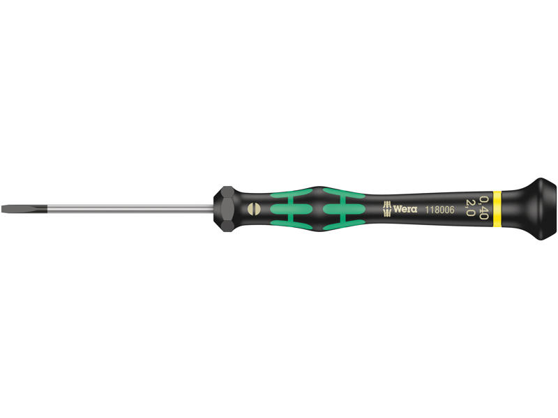 WERA 2035 ELEKTRONIK-SKRUETRÆKKER TIL LIGE KÆRV, 0.40 X 2 X 60 MM