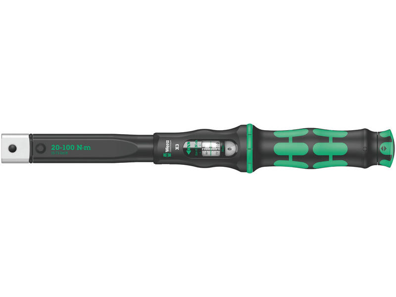 WERA CLICK-TORQUE X 3 MOMENTNØGLE 075653 20-100 NM CLICK-TORQUE X 3