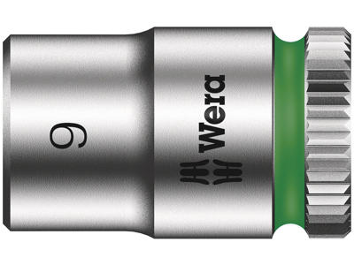 WERA ZYKLOP-TOPPE MED 1/4"-TILSLUTNING 8790 HMA, 9 X 23 MM