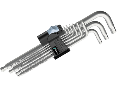 WERA INHEXNØGLESÆT 3950 PLK/9 RUSTFRI 1.5-10MM 3950/PKL/9
