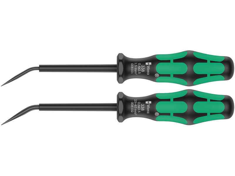 WERA VÆRKTØJSSÆT TIL KLEMRÆKKER 338/2, 2 DELE