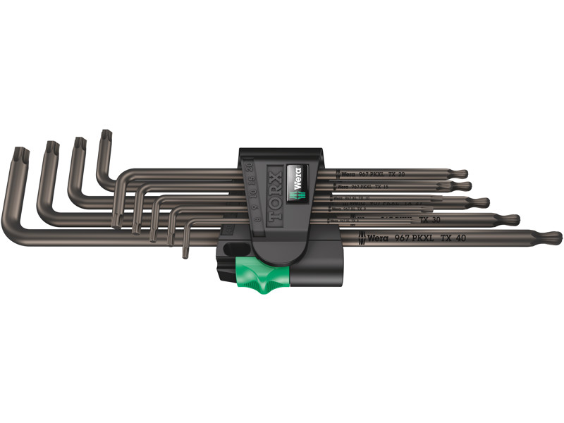 WERA TORX® VINKELNØGLESÆT 967/9 TX XL 1, LANG, 9 DELE