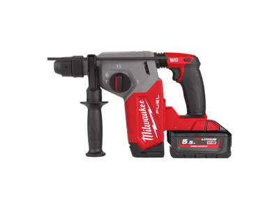 MILWAUKEE BOREHAMMER M18 FHX-552X 2XBATT 5,5AH + LADER