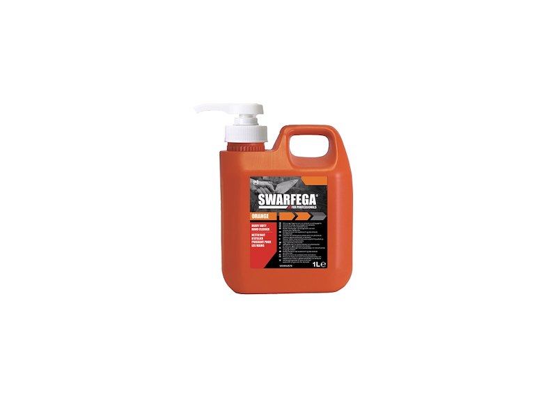 SWARFEGA HÅNDRENS ORANGE 1LTR PUMPEFLASKE