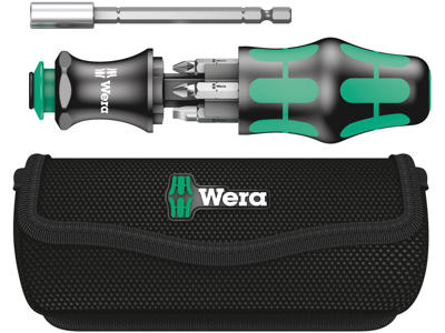 WERA KRAFTFORM KOMPAKT 28 MED TASKE Kraftform Kompakt 28 mit Tasche, 6 DELE