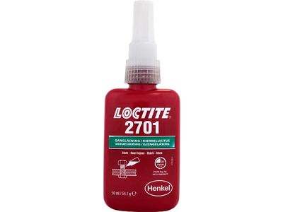 LOCTITE 2701 50 ML GEVINDSIKRING "HØJ STYRKE" 