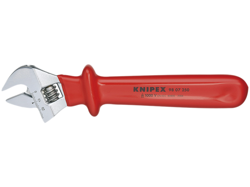 KNIPEX 98 07 250 SKIFTENØGLE 1000V 250 MM
