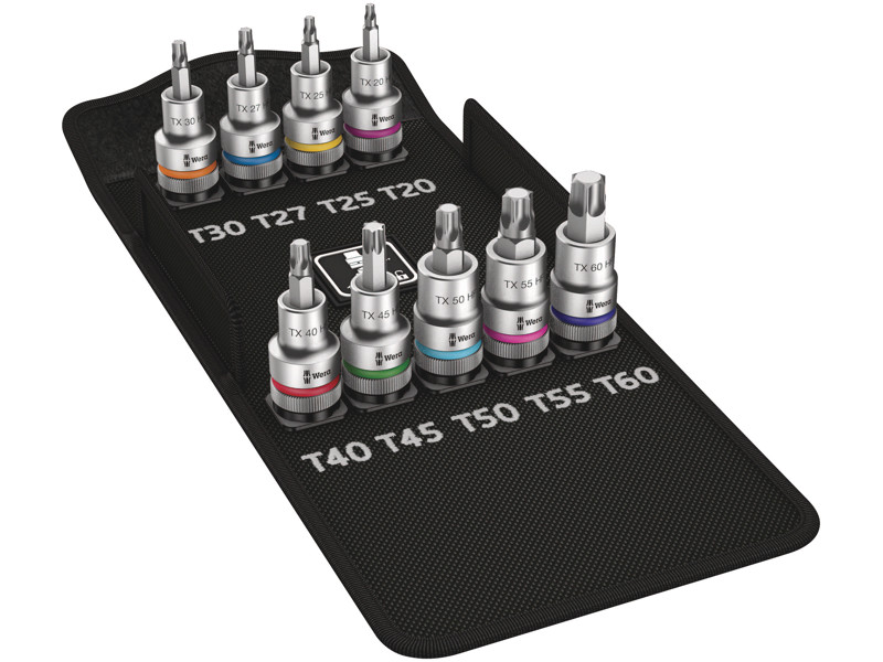 WERA 8767 C TORX® HF 1 ZYKLOP BIT-TOP-SÆT, MED HOLDEFUNKTION, 9 DELE