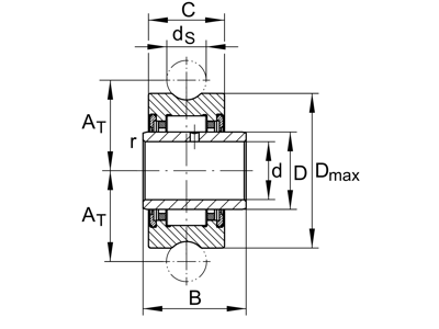 INA LFR2204-10-2RSR-NA TRACK ROLLER