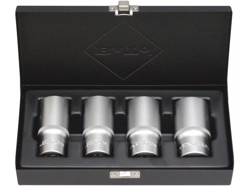BATO 1118 EASYDRIVE TOPSÆT LANGE  1/2"   4 DELE - 26-27-30-32MM 6KT.