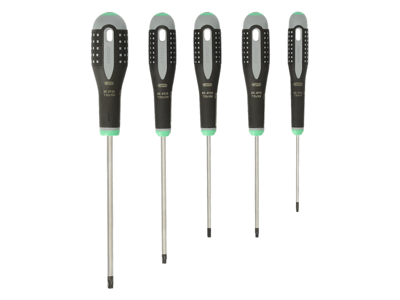 BAHCO BE-9885 ERGO SKRUETRÆKKERSÆT BE-9885 TORX 5 DELE