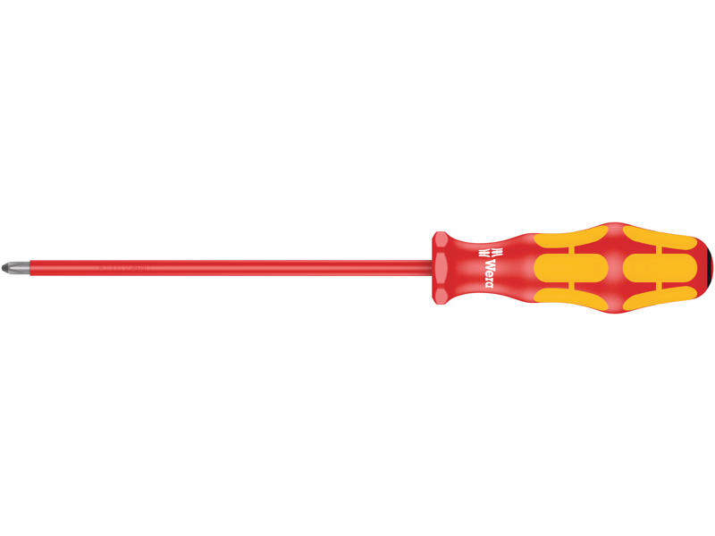 WERA -ISOLERET KRYDSKÆRVSSKRUETRÆKKER 165 i PZ VDE, PZ 1 X 150 MM