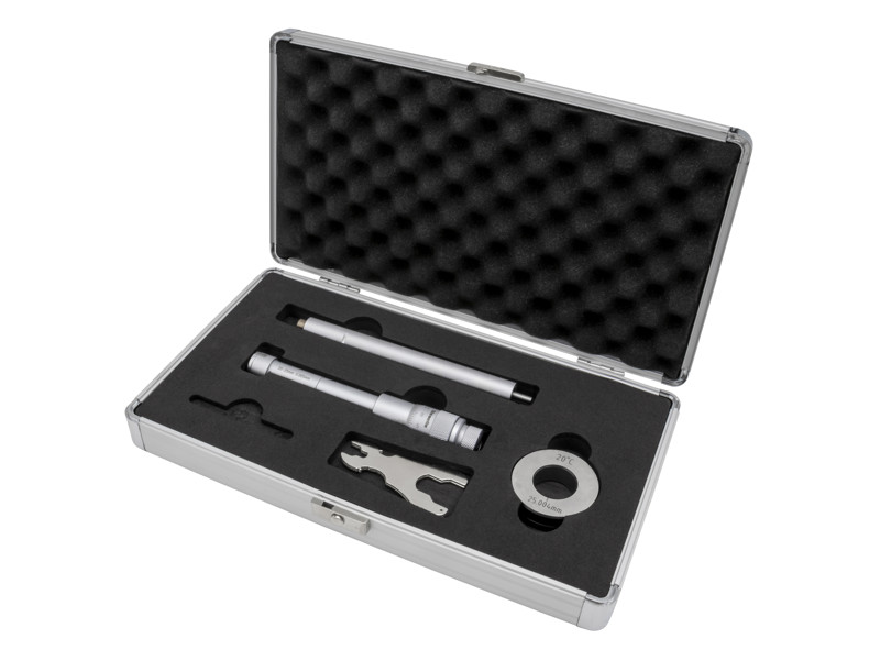 DIESELLA INDVENDIG 3-PUNKT MIKROMETER  20-25 MM INKL. FORLÆNGER OG KONTROLRING