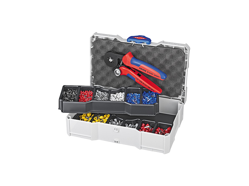 KNIPEX 97 90 09 TERMINALRØR SORTIMENT M/ TYLLER 1250 STK. I KASSE