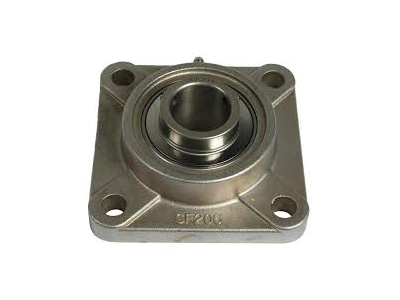 SUCF204 STAINLESS SQUARE HOUSING - 4 BOLTS