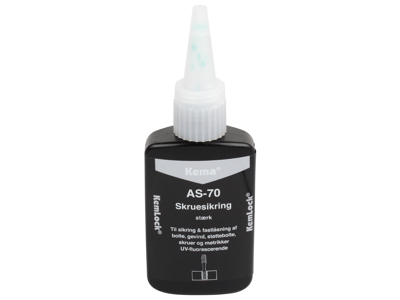 KEMA AS-70 SKRUESIKRING 50 ML. STÆRK