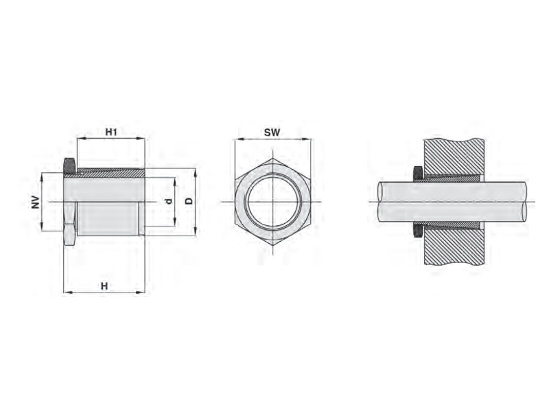 HUB LOCK KLQX004