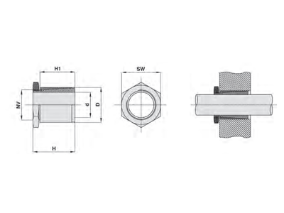 HUB LOCK KLQX012