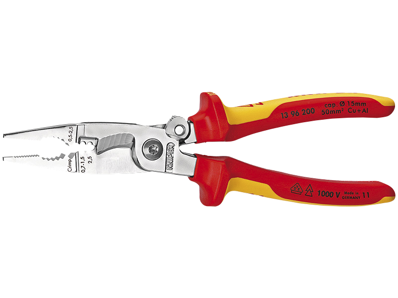 KNIPEX 13 96 200 EL-INSTALLATIONSTANG VDE 200 MM
