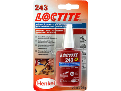 LOCTITE 243 24 ML GEVINDSIKRING "MIDDEL STYRKE" 