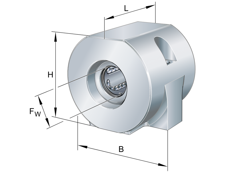 INA KGHA50-PP LINEAR BALL BEARING AND HOUSING UNIT