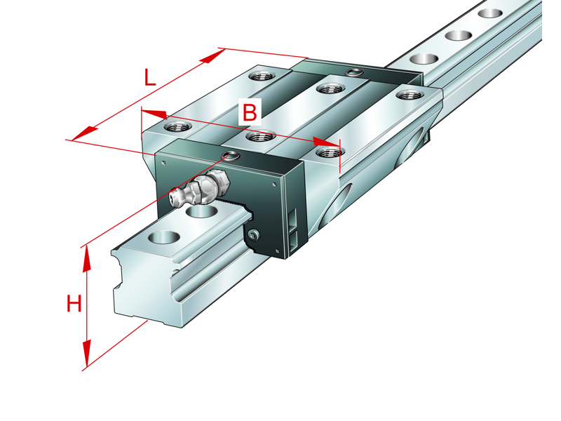 INA KWSE45-RRF-V1-G2 RECIRCULATING BALL BEARING CARRIAGE