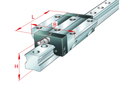 INA KWSE35-V1-G3 RECIRCULATING BALL BEARING CARRIAGE