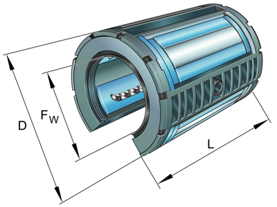 INA KSO20-PP LINEAR BALL BEARING