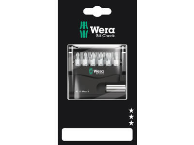 WERA Bit-Check 12 Wood 2 SB, 12 DELE
