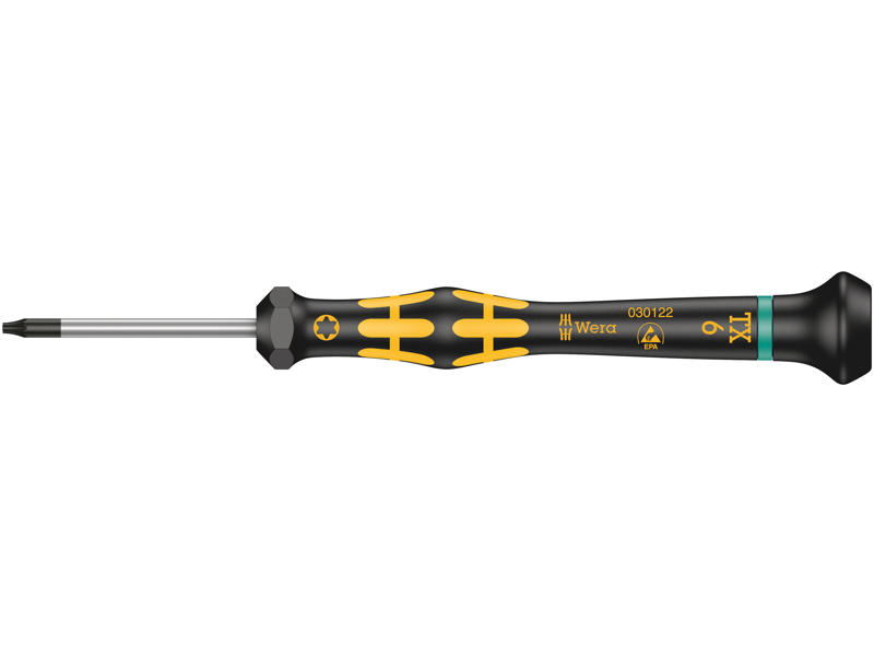 WERA 1567 TORX® ESD KRAFTFORM MICRO SKRUETRÆKKER, TX 6 X 40 MM
