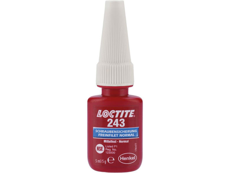 LOCTITE 243 5ML  GEVINDSIKRING "MIDDEL STYRKE" 