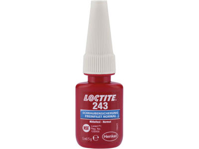 LOCTITE 243 5ML  GEVINDSIKRING "MIDDEL STYRKE" 