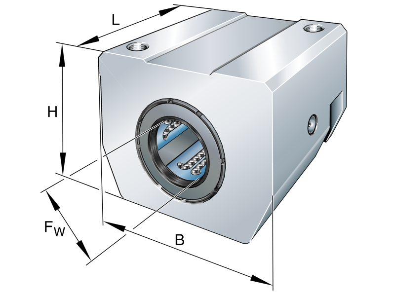 INA KGSNG16-PP-AS LINEAR BALL BEARING UNIT