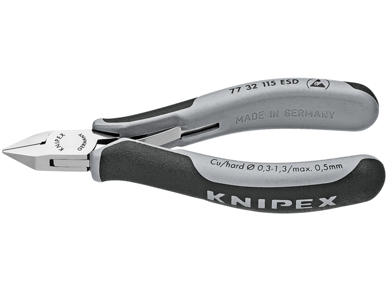 KNIPEX 77 32 115 ESD ELEKTRONIKSKÆVBIDER 115 MM