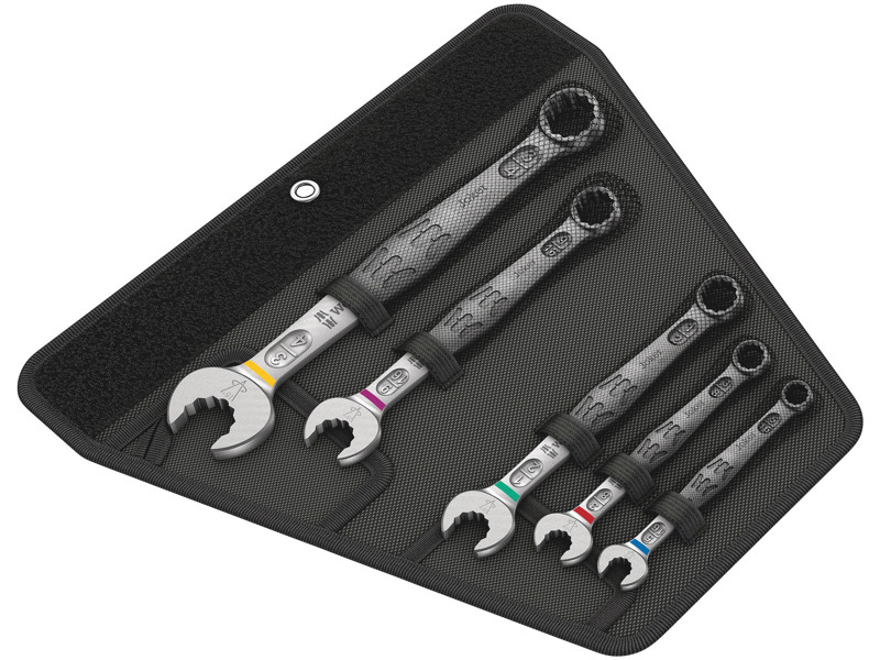 WERA RINGGAFFELNØGLE-SÆT 6003 Joker 5 Imperial Set 1, TOMMEMÅL, 5 DELE