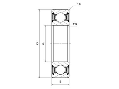 NTN SSN000LL/LP09 FOOD-GRADE DEEP GROOVE BALL BEARING 10X26X8